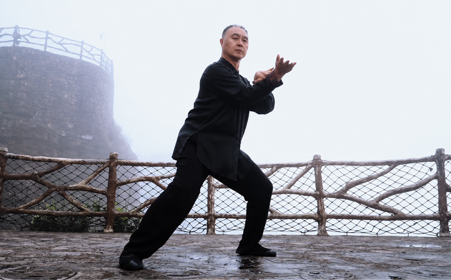 Chen-style Taiji master in Wuyishan